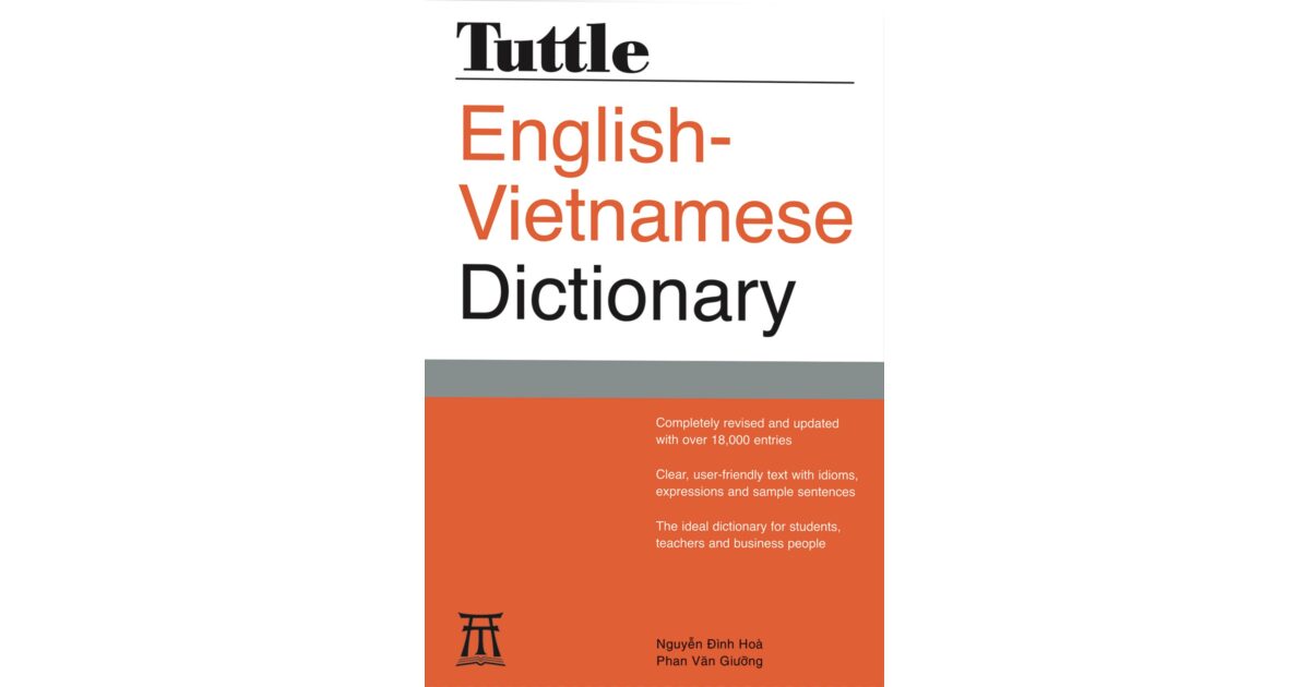Lilydale Books TUTTLE ENGLISHVIETNAMESE DICTIONARY