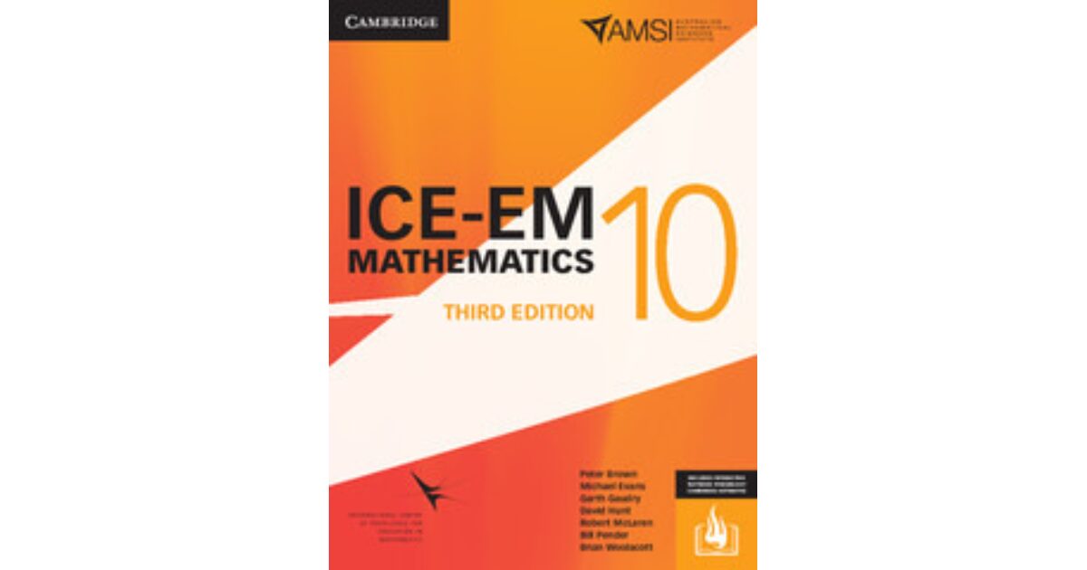 Ice Em Math Lilydale Books | ICE-EM MATHEMATICS YEAR 10 TEXTBOOK + EBOOK 3E