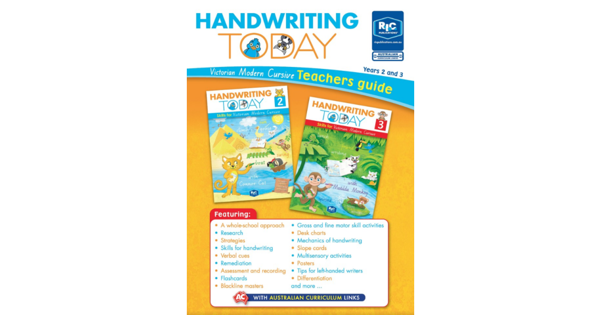Lilydale Books | HANDWRITING TODAY VICTORIAN MODERN CURSIVE YEAR 2