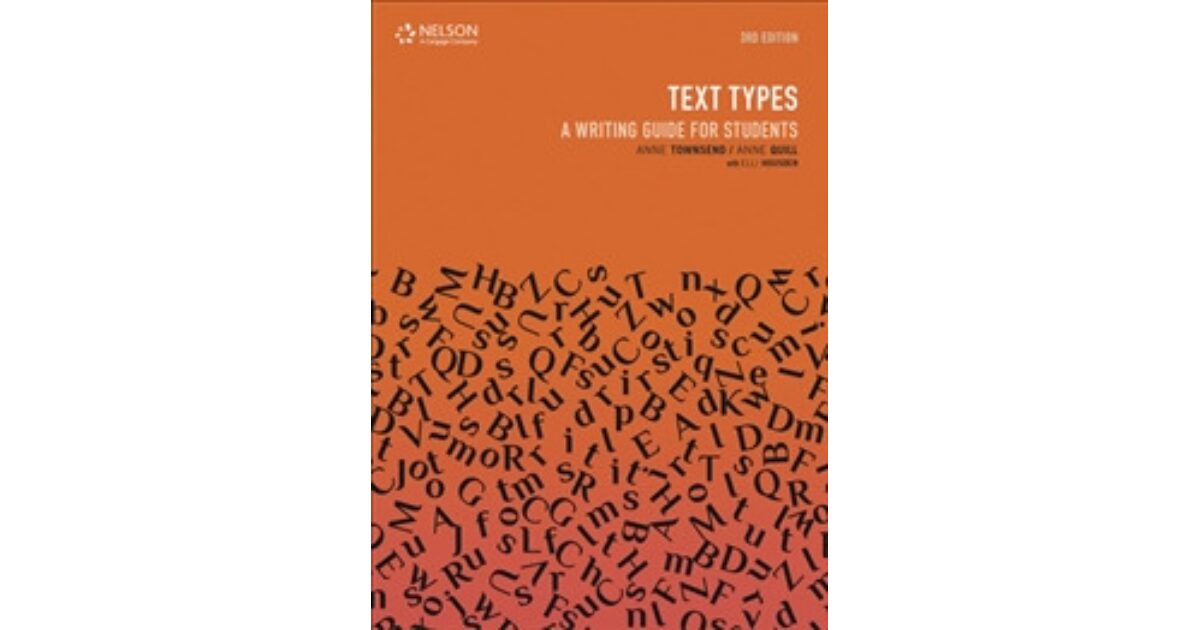 Type Writing Textbook Lilydale Books | TEXT TYPES: A WRITING GUIDE FOR STUDENTS 3E