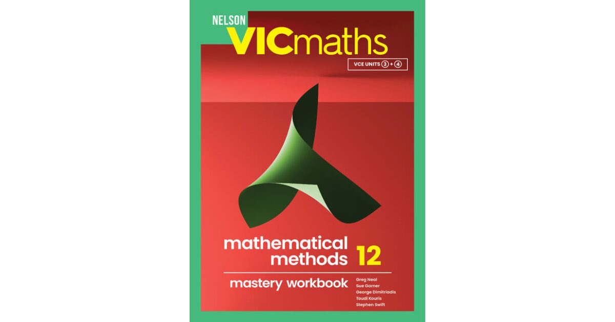 Lilydale Books | NELSON VICMATHS YEAR 12 MATHEMATICAL METHODS MASTERY…