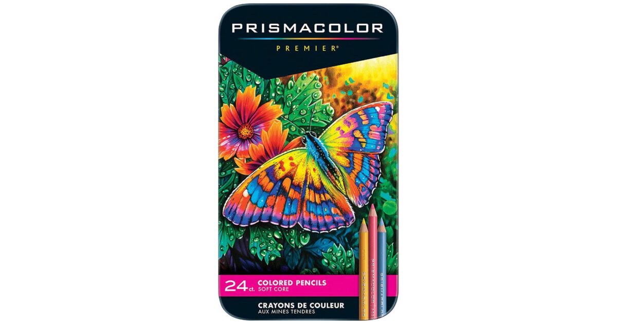 Lilydale Books | PRISMACOLOR PREMIER COLOURED PENCILS TIN SET 24