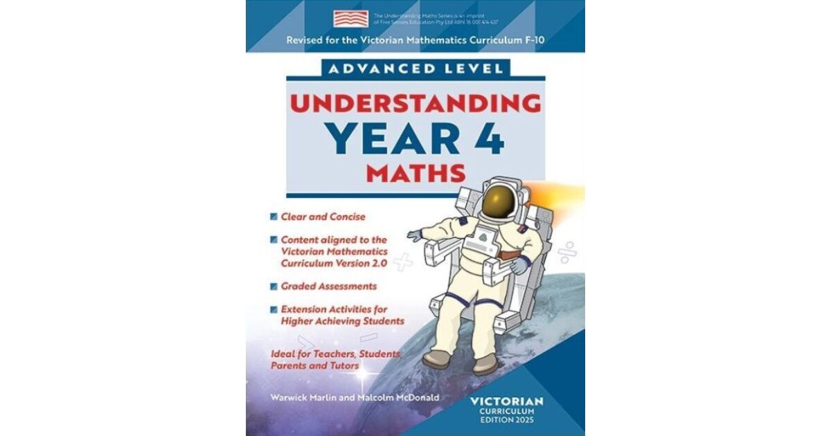 Lilydale Books | ADVANCED LEVEL UNDERSTANDING MATHS YEAR 4 (VICTORIAN…