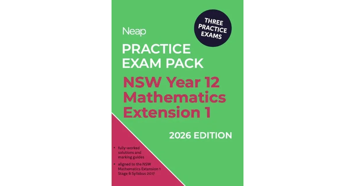 Letterboxing Math Lilydale Books | NEAP PRACTICE EXAM PACK: NSW YEAR 12 MATHEMATICS…