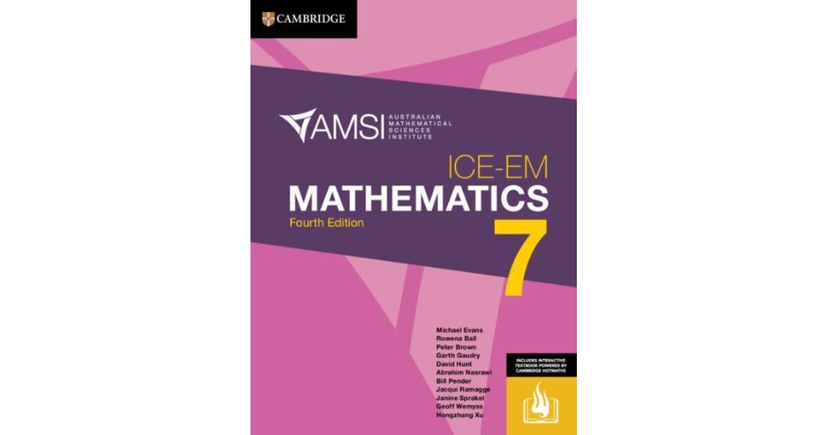 Ice Em Math Lilydale Books | ICE-EM MATHEMATICS YEAR 7 TEXTBOOK + EBOOK 4E