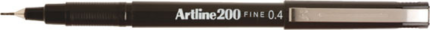 FINELINER ARTLINE 200 BLACK 0.4MM