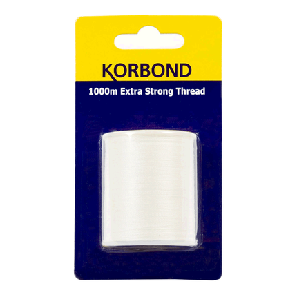 319 319 White Sewing Thread Korbond 190002 closeup