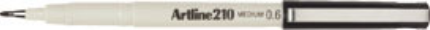 FINELINER ARTLINE 210 BLACK 0.6MM