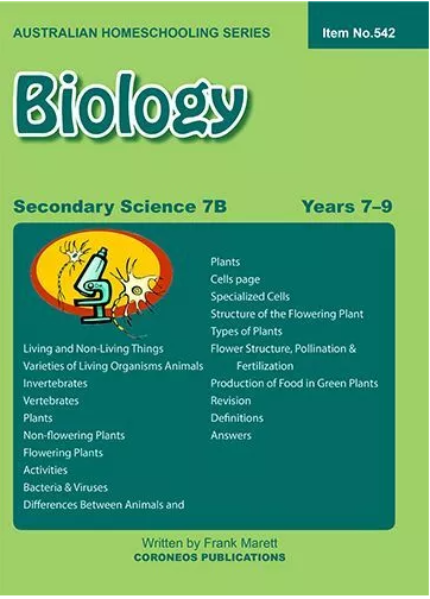 SECONDARY SCIENCE 7B - BIOLOGY