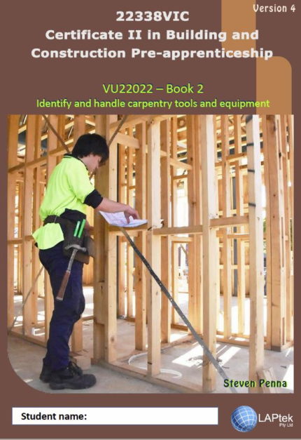 17437 Web Image 20200730 16738 8781925619324 Carpentry VU22022 Book 2