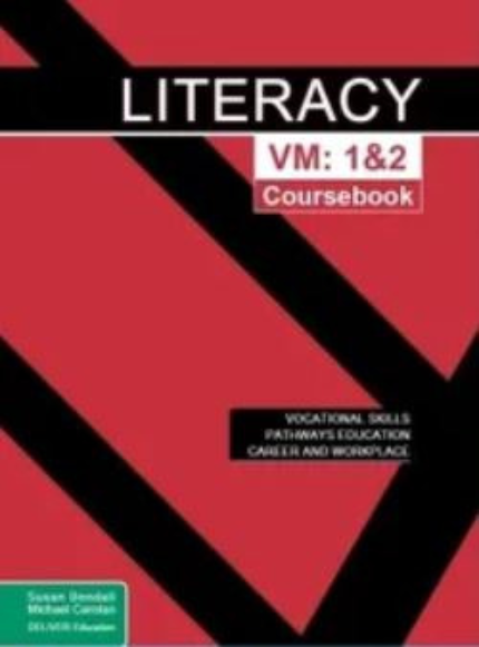 LITERACY VOCATIONAL MAJOR UNITS 1&2 COURSEBOOK