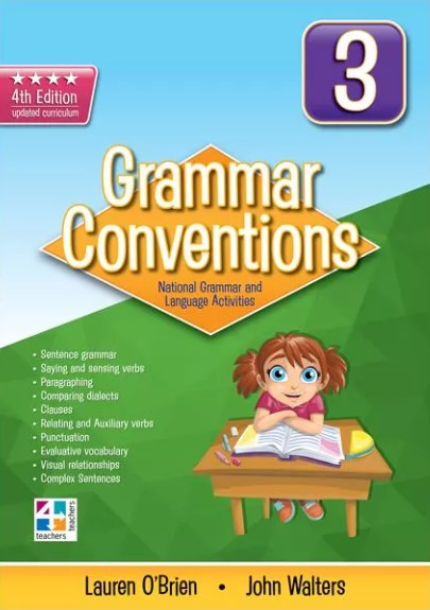 GRAMMAR CONVENTIONS: BOOK 3 4E