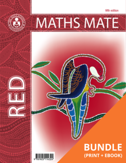 Lilydale Books | MATHS MATE 6 AC STUDENT PAD 6E (RED) PRINT + EBOOK