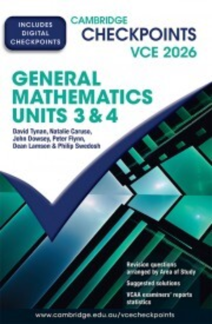 Vce Math Textbook Lilydale Books | CAMBRIDGE CHECKPOINTS VCE GENERAL MATHEMATICS UNITS…