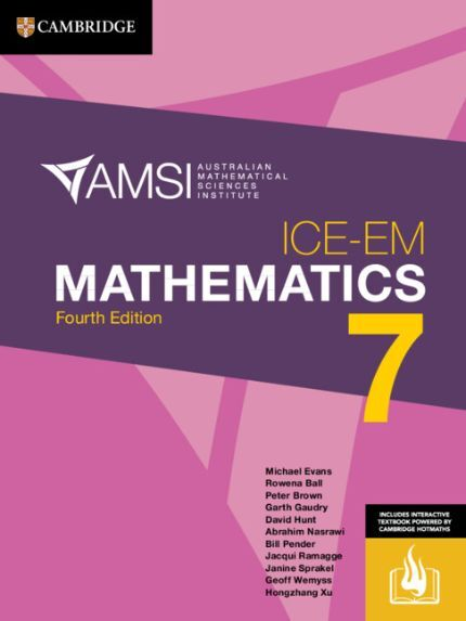 Ice Em Math Lilydale Books | ICE-EM MATHEMATICS YEAR 7 TEXTBOOK + EBOOK 4E