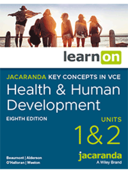 Lilydale Books | JACARANDA KEY CONCEPTS IN VCE HEALTH & HUMAN…