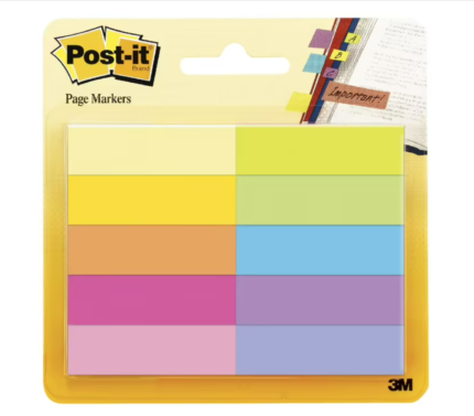 Lilydale Books | POST IT NOTES PAGE MARKERS 12MM x 44MM VARIOUS…