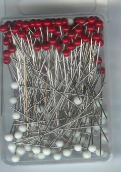 BERRY HEAD PINS ASSORTED PK 100 WITH CONTAINER Cover