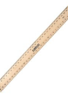 RULER WOODEN 30CM Cover