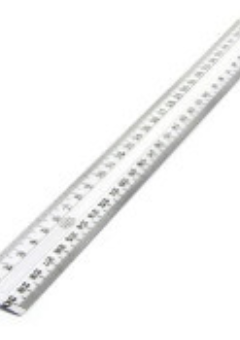 RULER PLASTIC 30CM CLEAR Cover