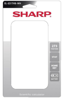 SHARP EL531THBWH SCIENTIFIC CALCULATOR