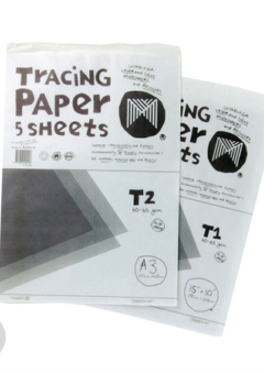 TRACING PAPER SHEETS T1 15x10" PACK OF 6 Cover
