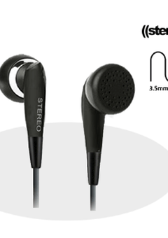 STEREO EARPHONES MINIJAC 3.5MM INPUT Cover