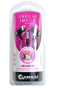 STEREO EARPHONES MINIJAC 3.5MM INPUT