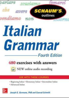 SCHAUM'S OUTLINE OF ITALIAN GRAMMAR Cover