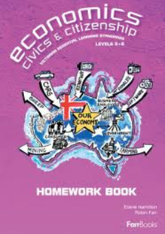 ECONOMICS, CIVICS & CITIZENSHIP VELS 5&6 HOMEWORK BOOK Cover
