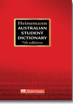 HEINEMANN AUSTRALIAN STUDENT DICTIONARY Cover
