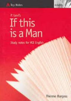 TOP NOTES: IF THIS IS A MAN Cover