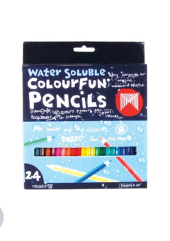 24 COLOURFUN WATER SOLUBLE PENCILS Cover
