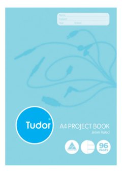 96 PAGE A4 PROJECT BOOK 8MM Cover