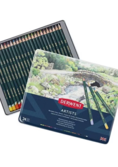 24 DERWENT ARTIST COLOUR PENCILS Cover