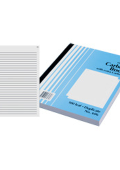 CARBON BOOK 100 LEAF 250 x 200 MM NO. 626 DUPLICATE Cover