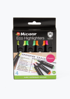HIGHLIGHTERS ECO PACK OF 4 ASSORTED COLOURS Cover