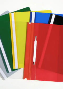 CLEAR FRONT FILE A4 VARIOUS COLOURS Cover