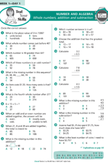 YEAR 3 REVISE IN A MONTH NAPLAN* - STYLE TESTS