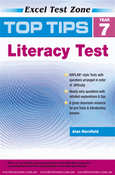 YEAR 7 TOP TIPS NAPLAN*- STYLE LITERACY TEST Cover