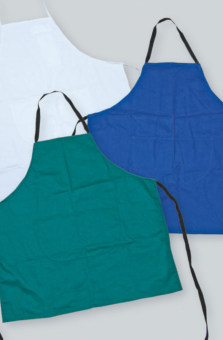 ART APRON BLUE WITH POCKETS