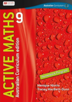 ACTIVE MATHS 9 HOMEWORK BOOK FOR THE AUSTRALIAN CURRICULUM Cover