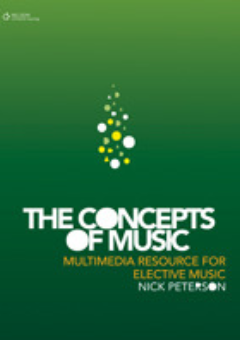 THE CONCEPTS OF MUSIC: A MULTIMEDIA RESOURCE FOR ELECTIVE MUSIC - TEACHER PACK WITH DVD/CD Cover