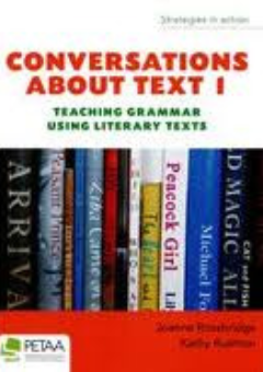 CONVERSATIONS ABOUT TEXT 1: TEACHING GRAMMAR USING LITERARY TEXTS Cover