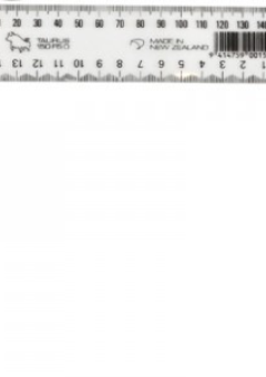 RULER PLASTIC 15CM CLEAR Cover