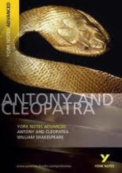 YORK ADVANCED NOTES: ANTONY AND CLEOPATRA Cover