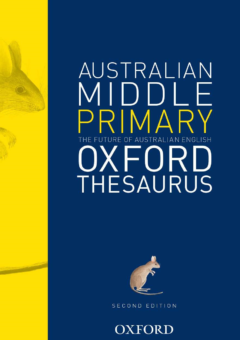 OXFORD AUSTRALIAN MIDDLE PRIMARY THESAURUS Cover