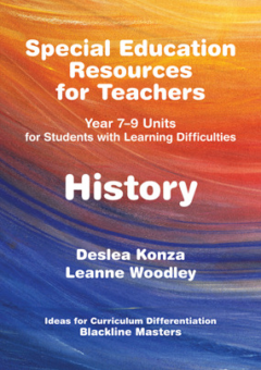 SPECIAL EDUCATION RESOURCES FOR TEACHERS - HISTORY Cover
