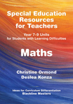 SPECIAL EDUCATION RESOURCES FOR TEACHERS - MATHS Cover