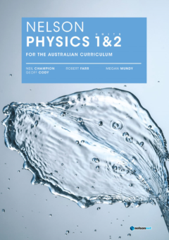 NELSON PHYSICS UNITS 1&2 AUSTRALIAN CURRICULUM STUDENT BOOK + EBOOK Cover
